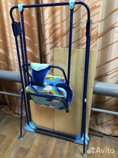Детские качели напольные