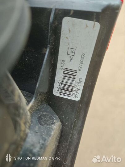 Задний фонарь renault logan 1 левый