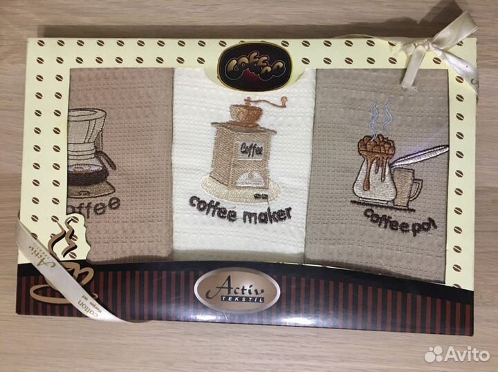 Подарочный набор вафельных полотенец 50*70 3шт