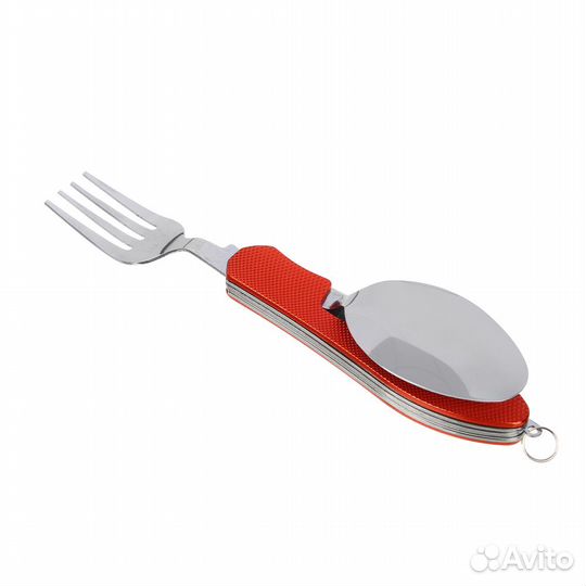 Набор туристический: нож, ложка, вилка, открывалка