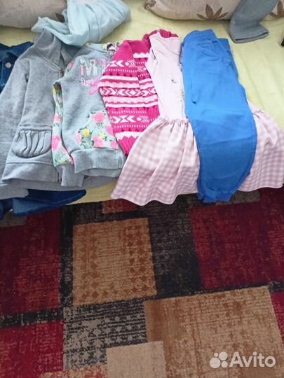 Вещи пакетом на девочку 5-9лет