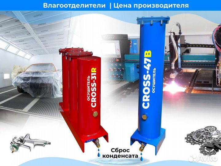 Осушитель сжатого воздуха для компрессора