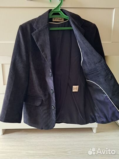 Пиджак вельветовый