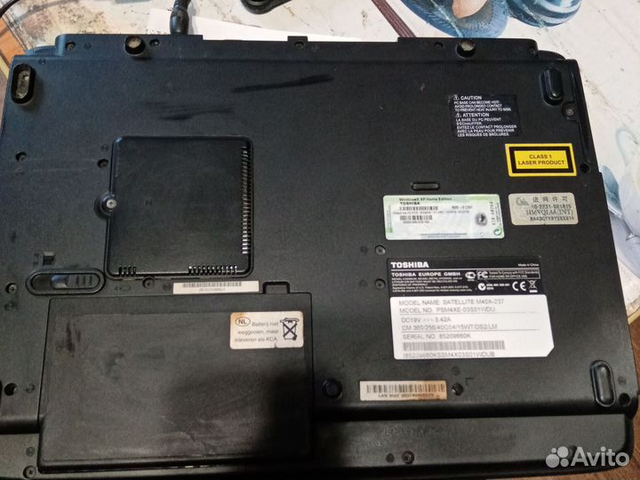 Ноутбук Toshiba бу