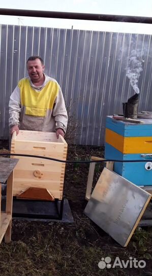 Улей деревянный облегченный в шип, рамки