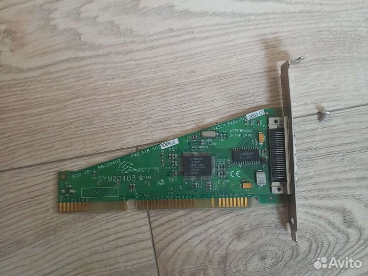 Контроллер ISA to scsi symbios assy 348-0032652 D