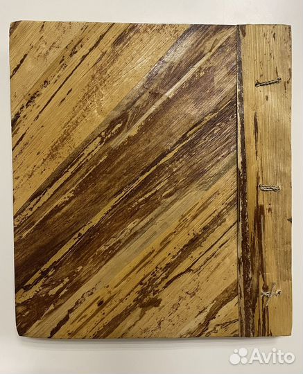 Фотоальбом из пальмы, коры, дерева, ручная работа