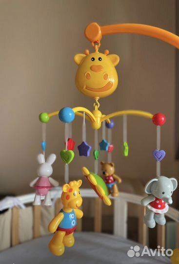Мобиль в кроватку Жирафик