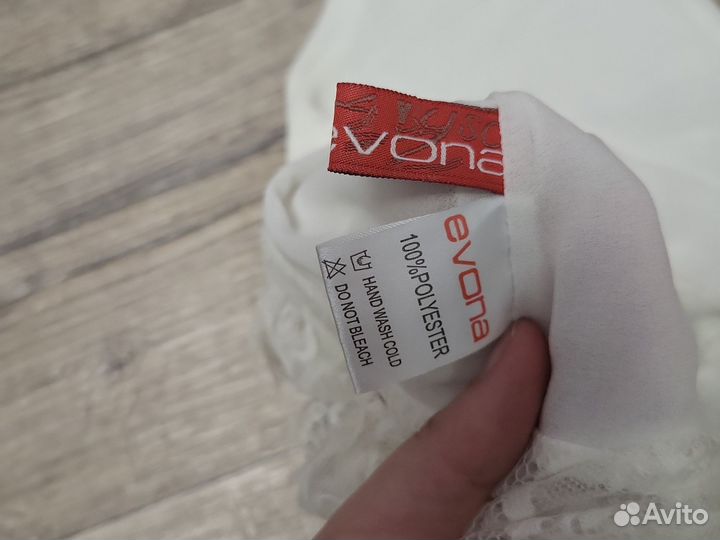 Комбинация/ топ женская короткая белая 46 размер