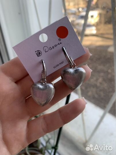 Серьги бижутерия новые