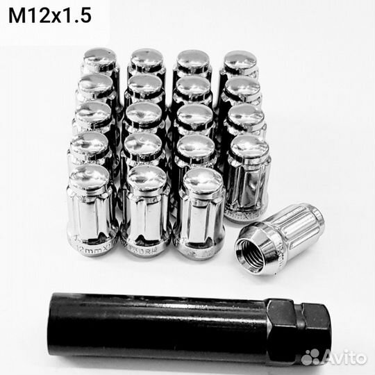 Колесные гайки М12х1.5 Kia,Mitsubishi,Mazda,Toyota