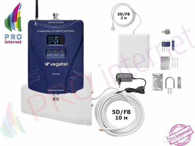 Репитер со встроенной антенной TN 900 PRO