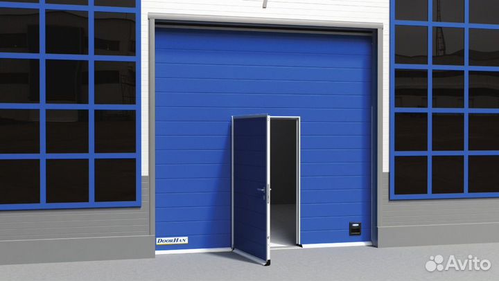 Ворота промышленные секционные
