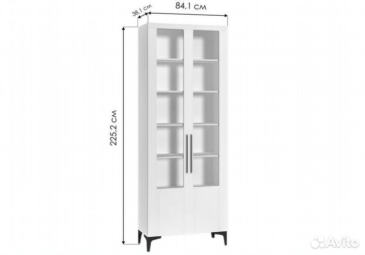 Шкаф витрина