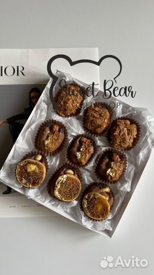 Финики в бельгийском шоколаде подарок