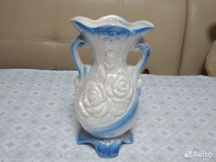 Ваза фарфоровая Гжель 14см