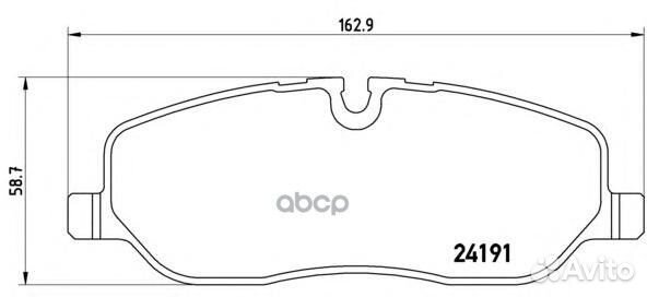 Колодки тормозные P44014 Brembo