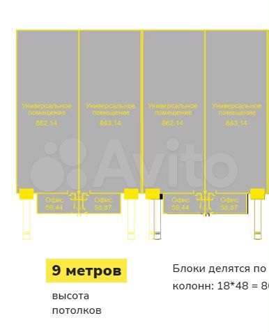 Склад, 1000 м²