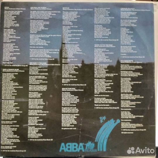 Пластинка Abba – The Album 1978 (LP, Polydor)