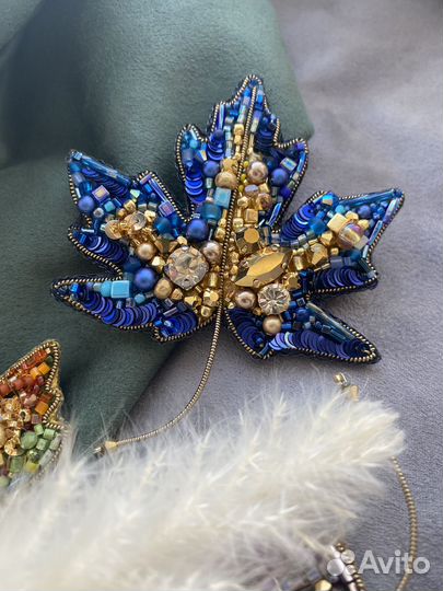 Брошь ручной работы