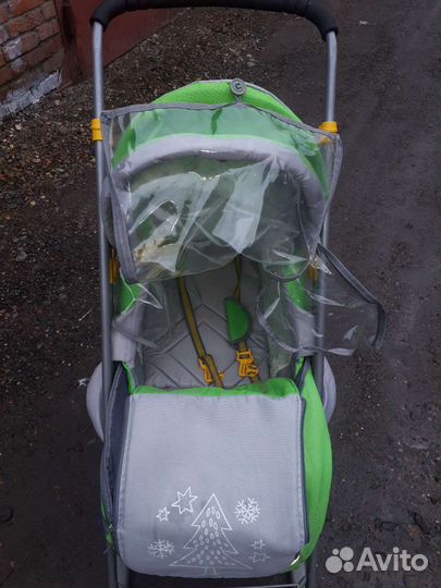 Детские санки коляска