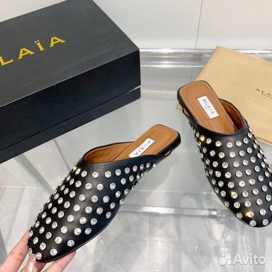 Шлепанцы alaia мюли