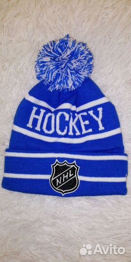 Шапки детские с хоккейной символикой