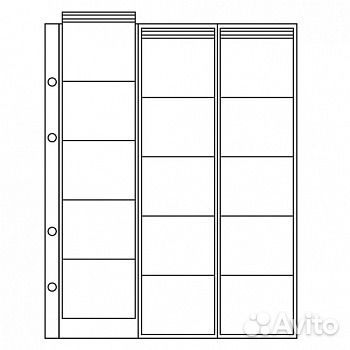 Листы для хранения монет на 15.24.35.54.60 ячеек
