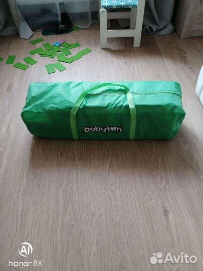 Манеж с 2х сторонним матрасом