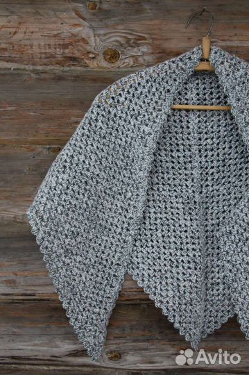 Вязанный платок/бактус/косынка/шаль