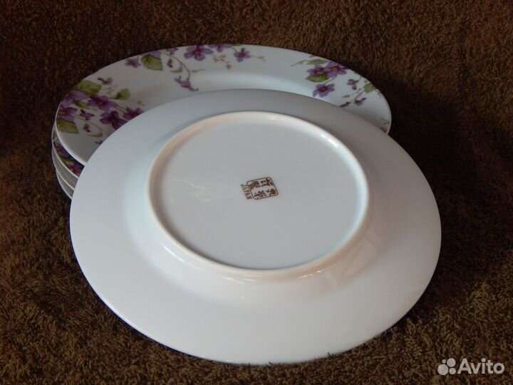 Японский фарфор. Тарелки для десерта. 5шт
