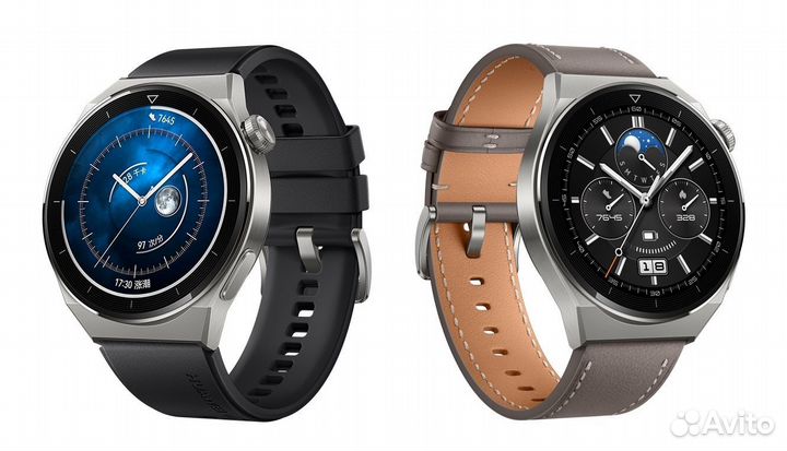 Часы Huawei Watch GT 3 Pro Чёрный / Кожа - Новые