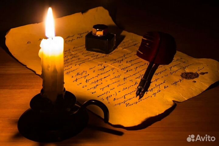 Техника письмо, свечи