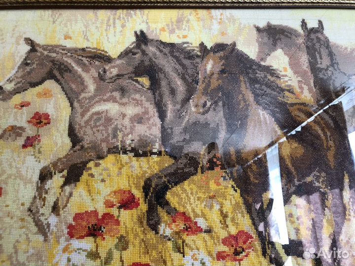 Картина, вышивка, ручная работа