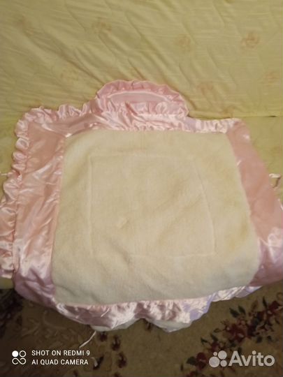 Конверт на выписку для девочки зима