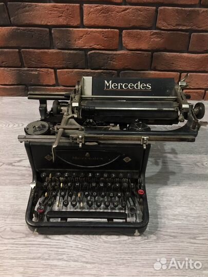 Печатная машинка mercedes