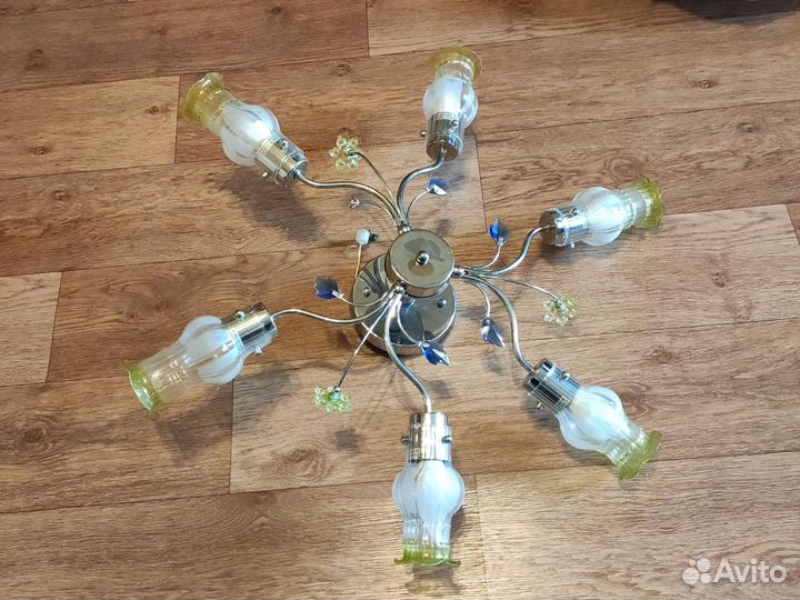 Люстра потолочная бу