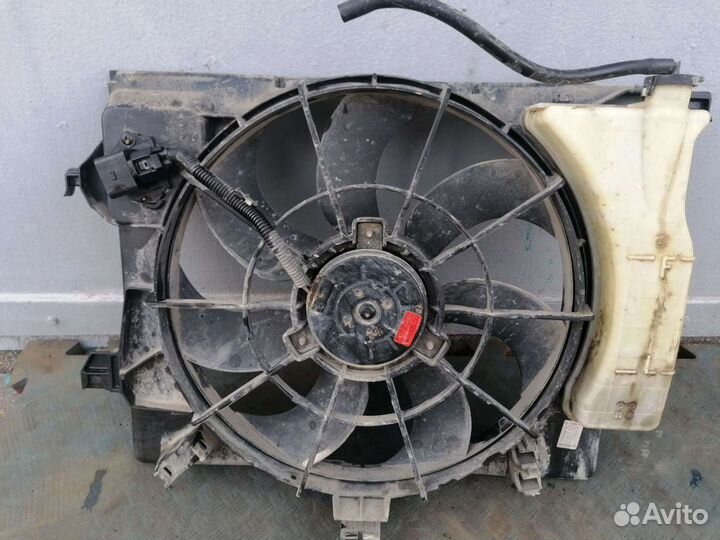 Вентилятор охлаждения двс hyundai solaris RB 1.6