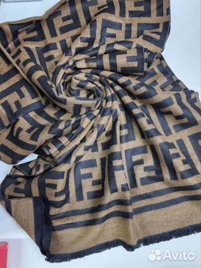 Палантин шарф кашемировый Fendi Dior Burberry