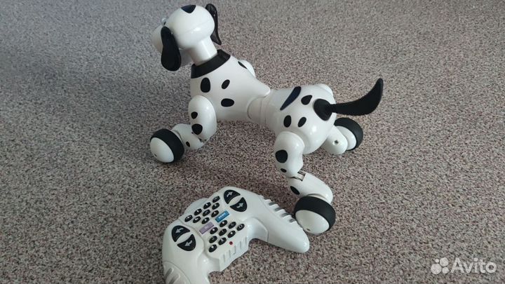 Игрушка робот собака далматинец