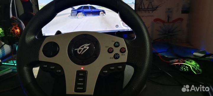 Игровой руль dexp wheelman pro gt