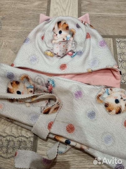 Продам шапки зимние на девочку