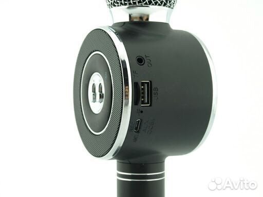 Беспроводной караоке микрофон светящийся WS-668