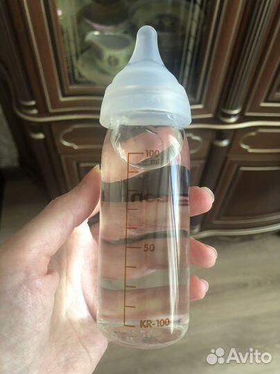 Стеклянная бутылочка для кормления Pigeon