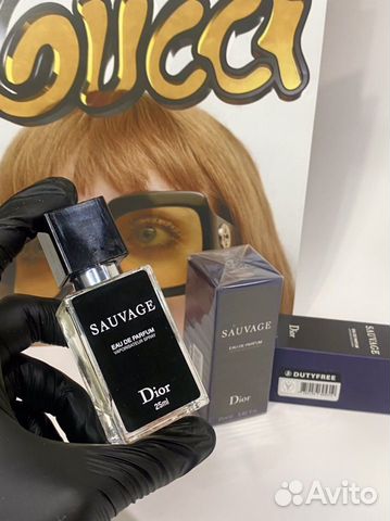 Оригинальный тестер Dior Sauvage объявление продам