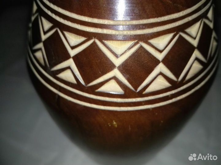 Ваза деревянная