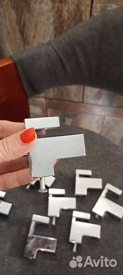 Держатель для стеклянных полок б/у, кронштейн