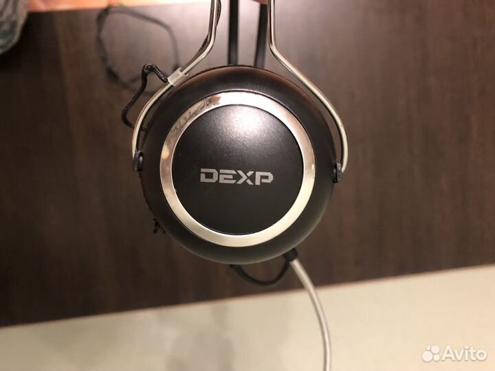 Наушники с микрофоном dexp