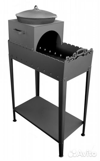 Мангал Дачный 4мм 75см