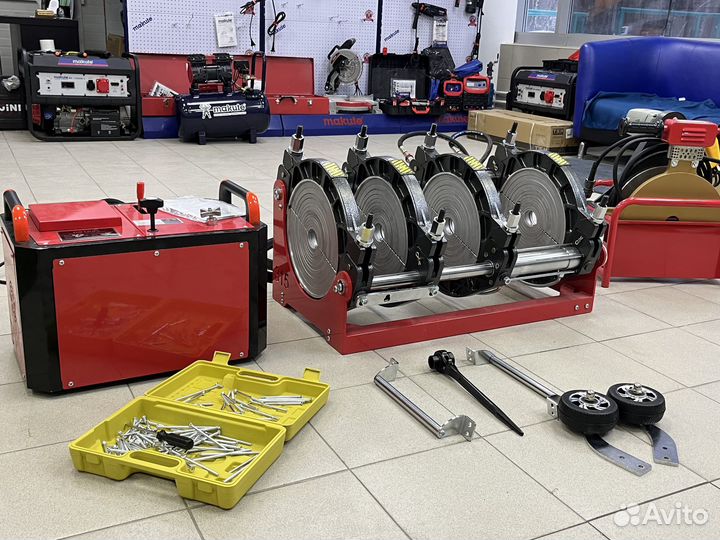 Гидравлический аппарат для стыковой сварки пластиковых труб